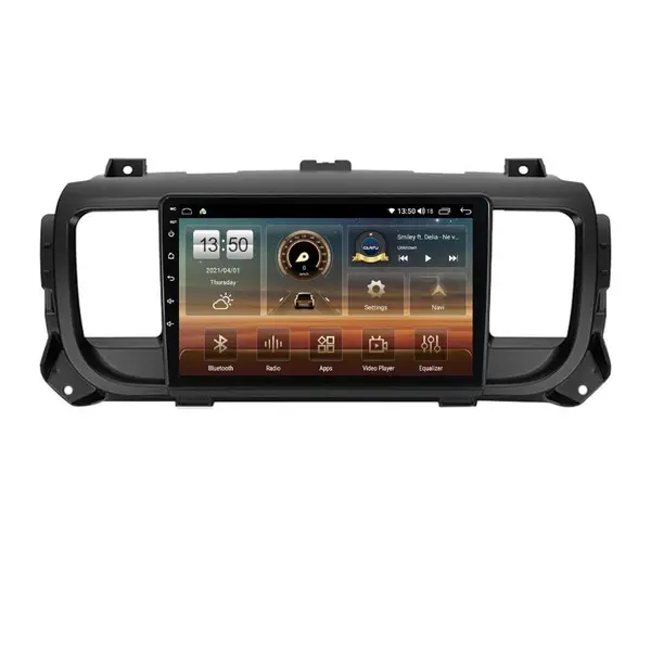 Navigatie dedicata cu Android Opel Vivaro C dupa 2019, 4GB RAM, Radio GPS Dual Zone, Display HD QLED 9" Touchscreen, Internet Wi-Fi si slot SIM 4G, Bluetooth, MirrorLink, USB