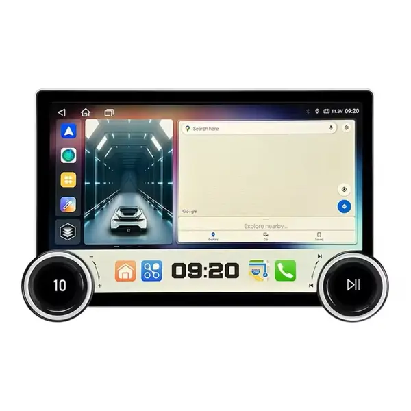 Navigatie dedicata cu Android Opel Zafira B 2005 - 2014, 4GB RAM, Radio GPS Dual Zone, Display 2K QLED 11.8" Touchscreen, Internet Wi-Fi si slot SIM 4G, Bluetooth, MirrorLink, USB