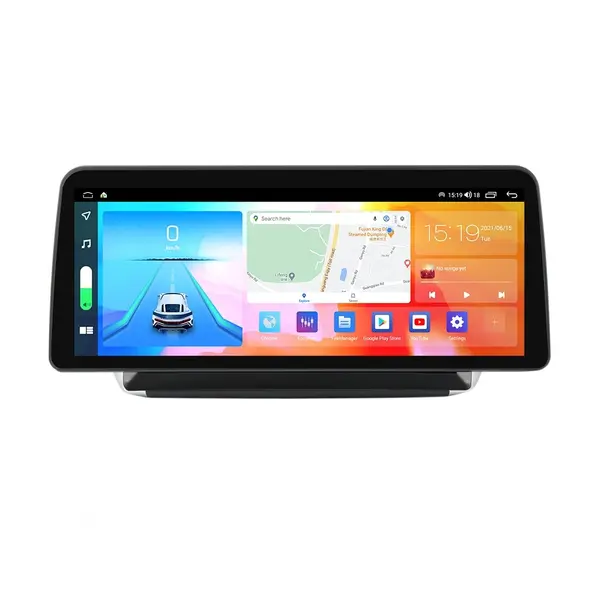 Navigatie dedicata cu Android Peugeot 2008 I 2013 - 2019, 8GB RAM, Radio GPS Dual Zone, Display QLED 12.3" Touchscreen, Internet Wi-Fi si slot SIM 4G, Bluetooth, MirrorLink, USB