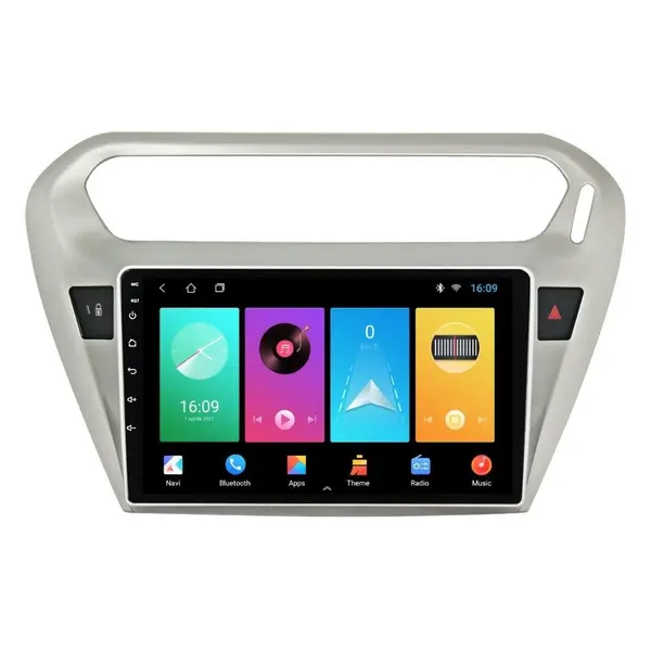 Navigatie dedicata cu Android Peugeot 301 dupa 2012, 1GB RAM, Radio GPS Dual Zone, Display HD IPS 9" Touchscreen, Internet Wi-Fi, Bluetooth, MirrorLink, USB