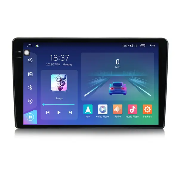 Navigatie dedicata cu Android Peugeot 308 II 2013 - 2021, 8GB RAM, Radio GPS Dual Zone, Display 2K QLED 9.5" Touchscreen, Internet Wi-Fi si slot SIM 4G, Bluetooth, MirrorLink, USB