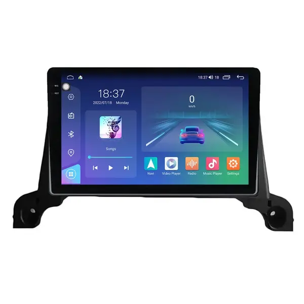 Navigatie dedicata cu Android Peugeot 5008 2017 - 2020, 8GB RAM, Radio GPS Dual Zone, Display 2K QLED 9.5" Touchscreen, Internet Wi-Fi si slot SIM 4G, Bluetooth, MirrorLink, USB