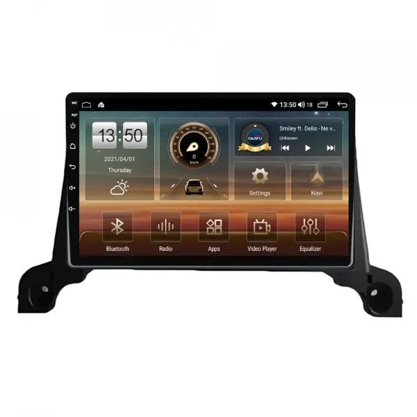 Navigatie dedicata cu Android Peugeot 5008 2017 - 2020, 8GB RAM, Radio GPS Dual Zone, Display HD QLED 9" Touchscreen, Internet Wi-Fi si slot SIM 4G, Bluetooth, MirrorLink, USB