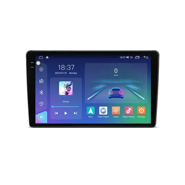 Navigatie dedicata cu Android Peugeot Partner 2008 - 2018, 8GB RAM, Radio GPS Dual Zone, Display 2K QLED 9.5" Touchscreen, Internet Wi-Fi si slot SIM 4G, Bluetooth, MirrorLink, USB