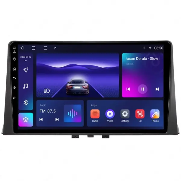 Navigatie dedicata cu Android Peugeot Partner dupa 2018, 4GB RAM, Radio GPS Dual Zone, Display HD IPS 10" Touchscreen, Internet Wi-Fi, Bluetooth, MirrorLink, USB