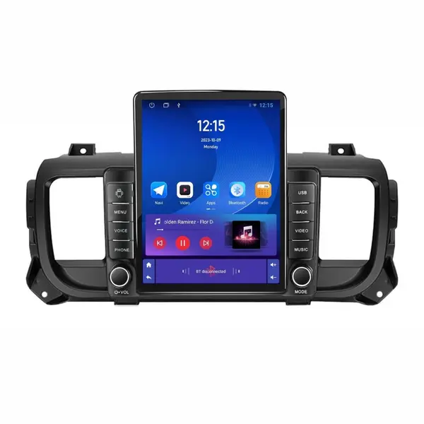 Navigatie dedicata cu Android Peugeot Traveller dupa 2016, 1GB RAM, Radio GPS Dual Zone, Touchscreen IPS 9.7" HD tip Tesla, Internet Wi-Fi, Bluetooth, MirrorLink, USB