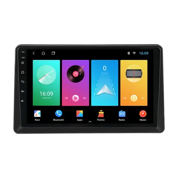 Navigatie dedicata cu Android Renault Express dupa 2021, 1GB RAM, Radio GPS Dual Zone, Display HD IPS 9" Touchscreen, Internet Wi-Fi, Bluetooth, MirrorLink, USB
