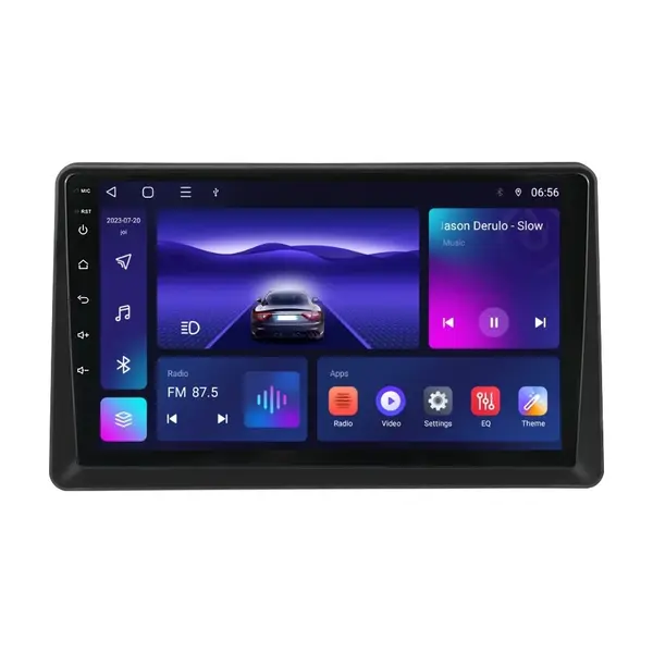 Navigatie dedicata cu Android Renault Express dupa 2021, 4GB RAM, Radio GPS Dual Zone, Display HD IPS 9" Touchscreen, Internet Wi-Fi, Bluetooth, MirrorLink, USB