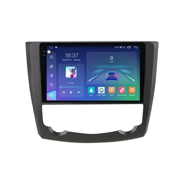 Navigatie dedicata cu Android Renault Kadjar 2015 - 2018, 8GB RAM, Radio GPS Dual Zone, Display 2K QLED 9.5" Touchscreen, Internet Wi-Fi si slot SIM 4G, Bluetooth, MirrorLink, USB