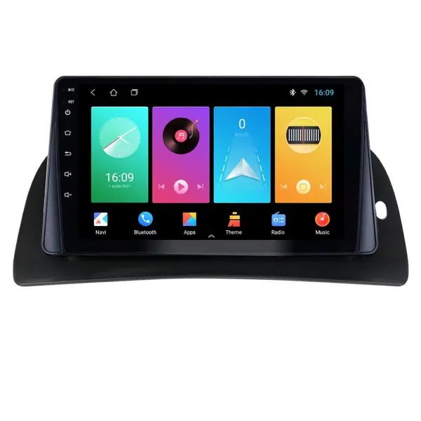 Navigatie dedicata cu Android Renault Kangoo II 2008 - 2021, 2GB RAM, Radio GPS Dual Zone, Display HD IPS 9" Touchscreen, Internet Wi-Fi, Bluetooth, MirrorLink, USB