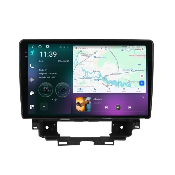 Navigatie dedicata cu Android Renault Kangoo III dupa 2021, 12GB RAM, Radio GPS Dual Zone, Display 2K QLED 10.36" Touchscreen, Internet Wi-Fi si slot SIM 4G, Bluetooth, MirrorLink, USB