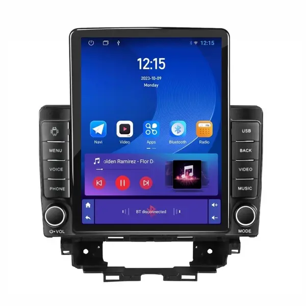 Navigatie dedicata cu Android Renault Kangoo III dupa 2021, 1GB RAM, Radio GPS Dual Zone, Touchscreen IPS 9.7" HD tip Tesla, Internet Wi-Fi, Bluetooth, MirrorLink, USB