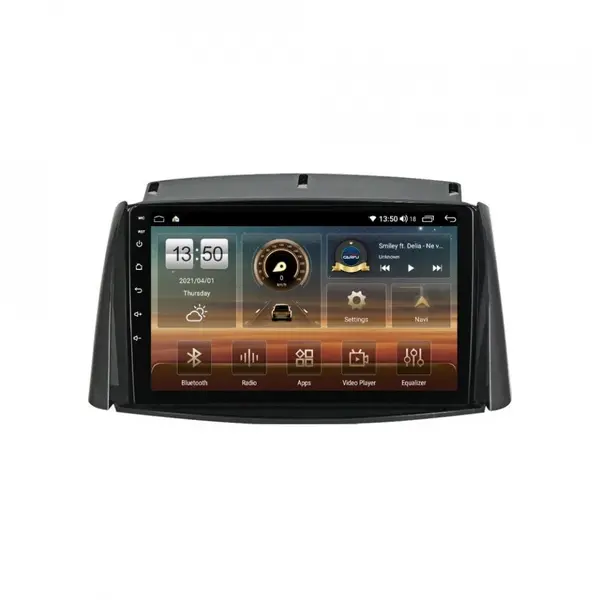 Navigatie dedicata cu Android Renault Koleos 2008 - 2016, 8GB RAM, Radio GPS Dual Zone, Display HD QLED 9" Touchscreen, Internet Wi-Fi si slot SIM 4G, Bluetooth, MirrorLink, USB