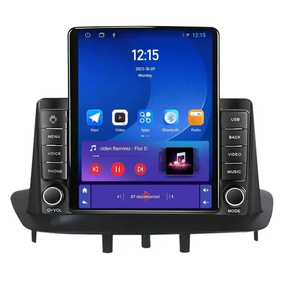 Navigatie dedicata cu Android Renault Megane III 2009 - 2016, 1GB RAM, Radio GPS Dual Zone, Touchscreen IPS 9.7" HD tip Tesla, Internet Wi-Fi, Bluetooth, MirrorLink, USB