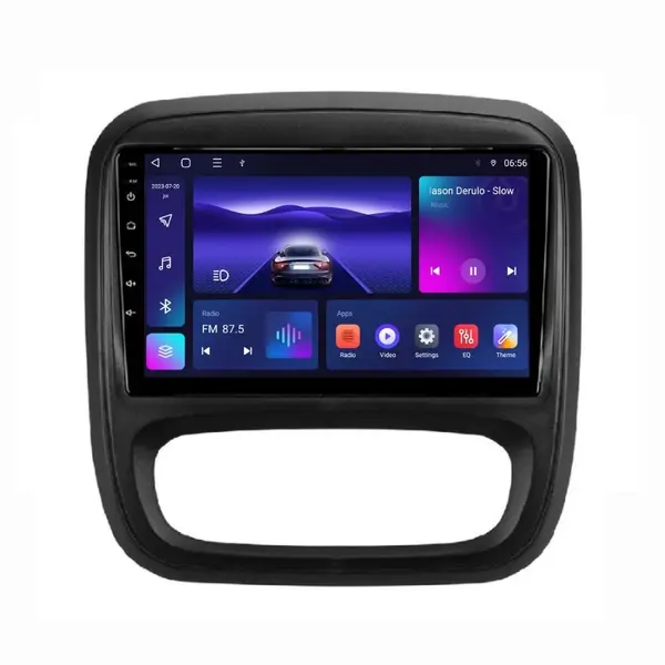 Navigatie dedicata cu Android Renault Trafic III 2014 - 2019, 4GB RAM, Radio GPS Dual Zone, Display HD IPS 9" Touchscreen, Internet Wi-Fi, Bluetooth, MirrorLink, USB