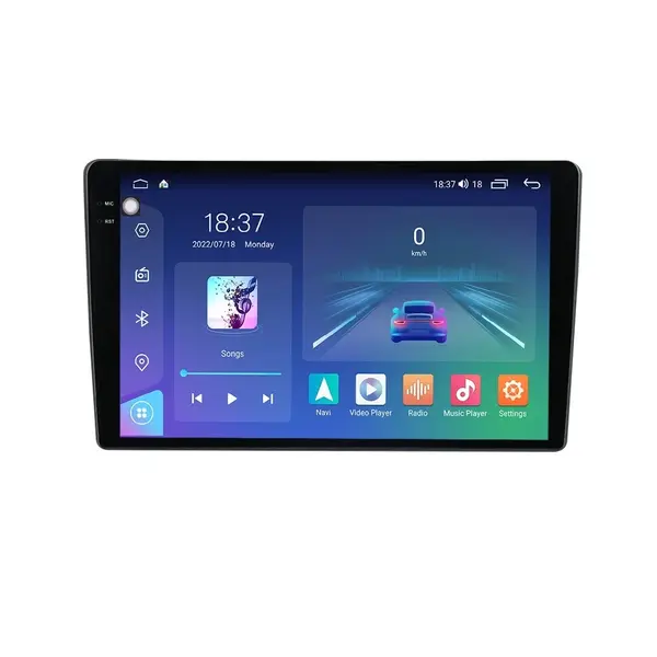 Navigatie dedicata cu Android SAAB 9-3 2007 - 2011, 4GB RAM, Radio GPS Dual Zone, Display 2K QLED 9.5" Touchscreen, Internet Wi-Fi si slot SIM 4G, Bluetooth, MirrorLink, USB