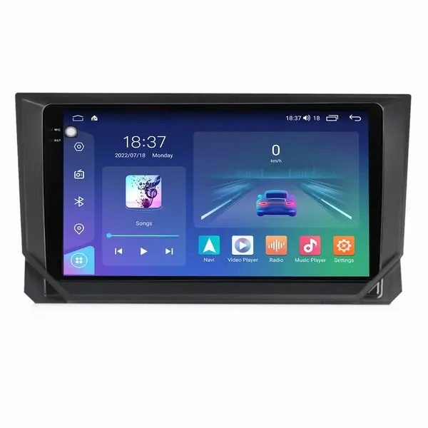 Navigatie dedicata cu Android Seat Arona 2017 - 2021, 8GB RAM, Radio GPS Dual Zone, Display 2K QLED 9.5" Touchscreen, Internet Wi-Fi si slot SIM 4G, Bluetooth, MirrorLink, USB
