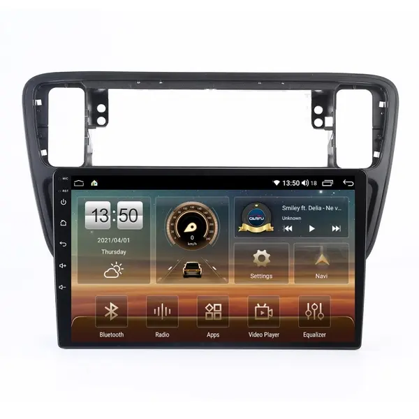 Navigatie dedicata cu Android Seat Mii 2011 - 2019, 8GB RAM, Radio GPS Dual Zone, Display HD QLED 9" Touchscreen, Internet Wi-Fi si slot SIM 4G, Bluetooth, MirrorLink, USB