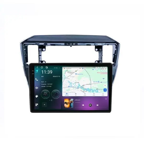 Navigatie dedicata cu Android Seat Mii 2020 - 2021, 12GB RAM, Radio GPS Dual Zone, Display 2K QLED 9.5" Touchscreen, Internet Wi-Fi si slot SIM 4G, Bluetooth, MirrorLink, USB
