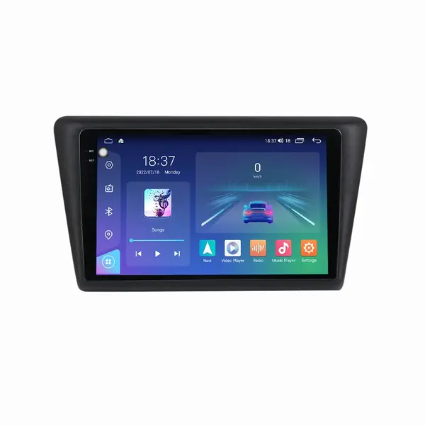 Navigatie dedicata cu Android Seat Toledo IV 2012 - 2019, 8GB RAM, Radio GPS Dual Zone, Display 2K QLED 9.5" Touchscreen, Internet Wi-Fi si slot SIM 4G, Bluetooth, MirrorLink, USB