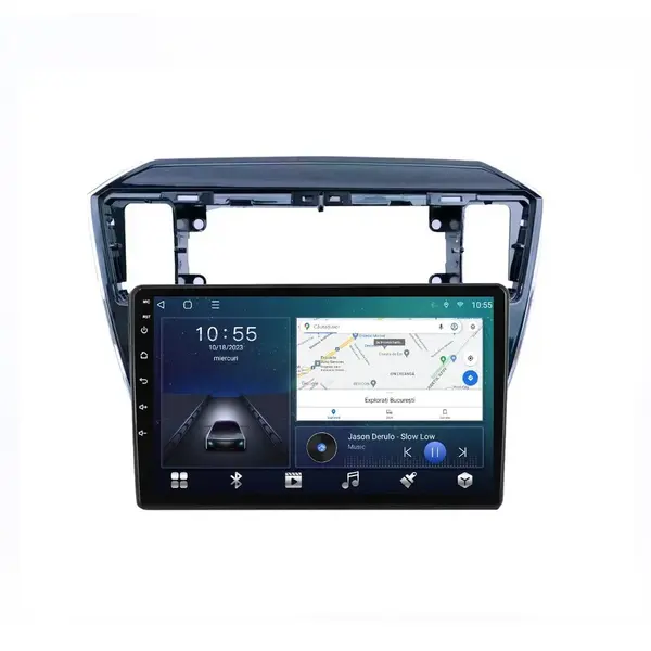 Navigatie dedicata cu Android Skoda Citigo 2020 - 2021, 2GB RAM, Radio GPS Dual Zone, Display HD QLED 9" Touchscreen, Internet Wi-Fi si slot SIM 4G, Bluetooth, MirrorLink, USB