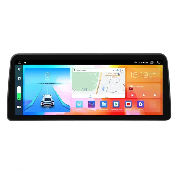 Navigatie dedicata cu Android Skoda Fabia III 2014 - 2021, 4GB RAM, Radio GPS Dual Zone, Display QLED 12.3" Touchscreen, Internet Wi-Fi si slot SIM 4G, Bluetooth, MirrorLink, USB