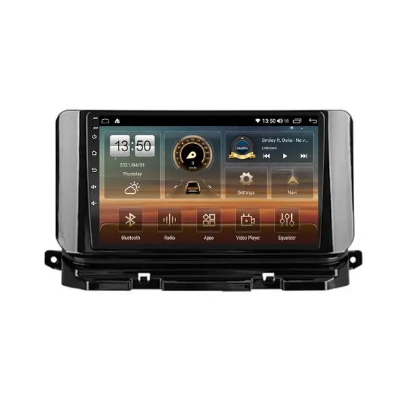 Navigatie dedicata cu Android Skoda Octavia IV dupa 2019, 4GB RAM, Radio GPS Dual Zone, Display HD QLED 10" Touchscreen, Internet Wi-Fi si slot SIM 4G, Bluetooth, MirrorLink, USB