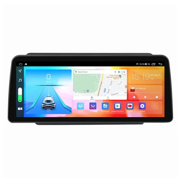 Navigatie dedicata cu Android Skoda Rapid 2011 - 2019, 4GB RAM, Radio GPS Dual Zone, Display QLED 12.3" Touchscreen, Internet Wi-Fi si slot SIM 4G, Bluetooth, MirrorLink, USB