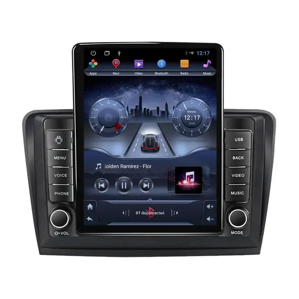 Navigatie dedicata cu Android Skoda Superb II 2008 - 2015, 2GB RAM, Radio GPS Dual Zone, Touchscreen IPS 9.7" HD tip Tesla, Internet Wi-Fi, Bluetooth, MirrorLink, USB