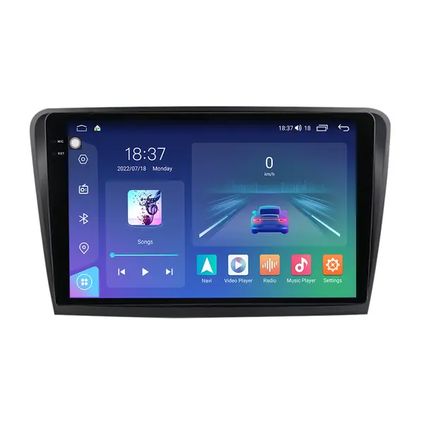 Navigatie dedicata cu Android Skoda Superb II 2008 - 2015, 8GB RAM, Radio GPS Dual Zone, Display 2K QLED 10.36" Touchscreen, Internet Wi-Fi si slot SIM 4G, Bluetooth, MirrorLink, USB