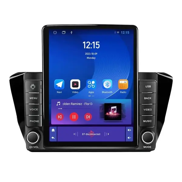Navigatie dedicata cu Android Skoda Superb III 2015 - 2017, 1GB RAM, Radio GPS Dual Zone, Touchscreen IPS 9.7" HD tip Tesla, Internet Wi-Fi, Bluetooth, MirrorLink, USB