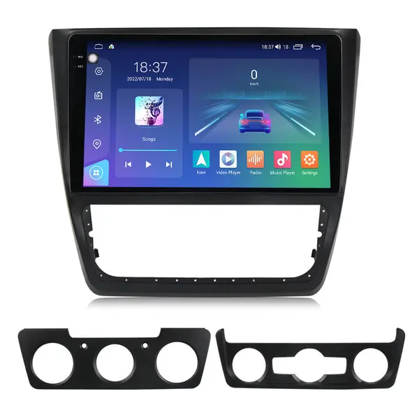 Navigatie dedicata cu Android Skoda Yeti 2009 - 2018, 8GB RAM, Radio GPS Dual Zone, Display 2K QLED 10.36" Touchscreen, Internet Wi-Fi si slot SIM 4G, Bluetooth, MirrorLink, USB