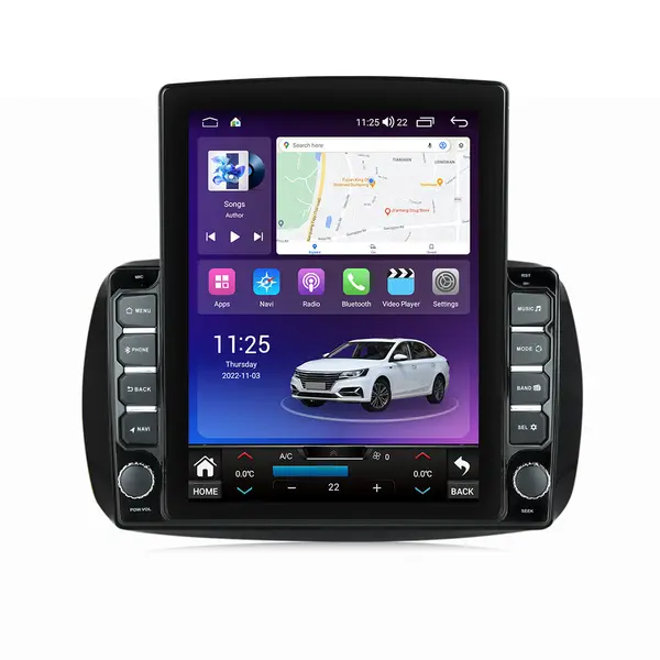 Navigatie dedicata cu Android Smart Forfour dupa 2014, 8GB RAM, Radio GPS Dual Zone, Touchscreen IPS 9.7" HD tip Tesla, Internet Wi-Fi si slot SIM 4G, Bluetooth, MirrorLink, USB