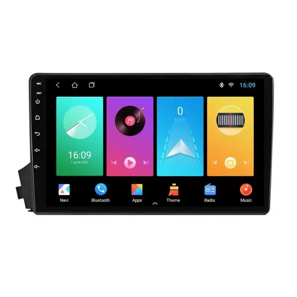 Navigatie dedicata cu Android Ssangyong Actyon 2005 - 2012, 2GB RAM, Radio GPS Dual Zone, Display HD IPS 9" Touchscreen, Internet Wi-Fi, Bluetooth, MirrorLink, USB