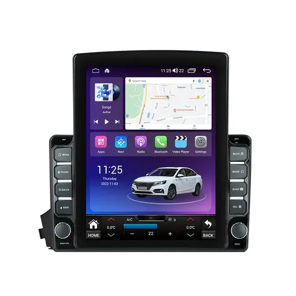 Navigatie dedicata cu Android Ssangyong Actyon 2005 - 2012, 8GB RAM, Radio GPS Dual Zone, Touchscreen IPS 9.7" HD tip Tesla, Internet Wi-Fi si slot SIM 4G, Bluetooth, MirrorLink, USB