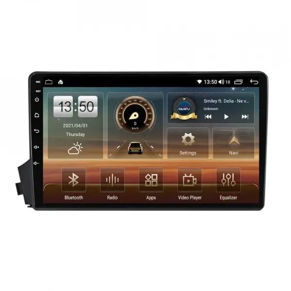 Navigatie dedicata cu Android Ssangyong Actyon 2005 - 2012, 8GB RAM, Radio GPS Dual Zone, Display HD QLED 9" Touchscreen, Internet Wi-Fi si slot SIM 4G, Bluetooth, MirrorLink, USB