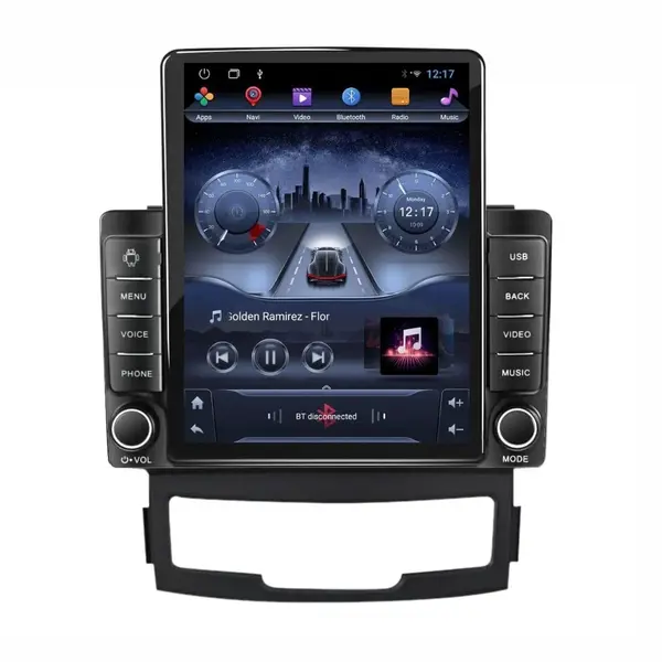 Navigatie dedicata cu Android Ssangyong Korando 2010 - 2013, 2GB RAM, Radio GPS Dual Zone, Touchscreen IPS 9.7" HD tip Tesla, Internet Wi-Fi, Bluetooth, MirrorLink, USB