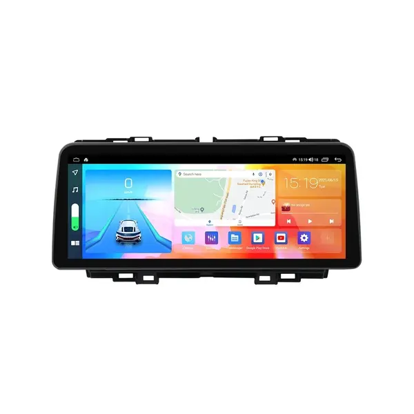Navigatie dedicata cu Android Ssangyong Korando dupa 2019, 4GB RAM, Radio GPS Dual Zone, Display QLED 12.3" Touchscreen, Internet Wi-Fi si slot SIM 4G, Bluetooth, MirrorLink, USB