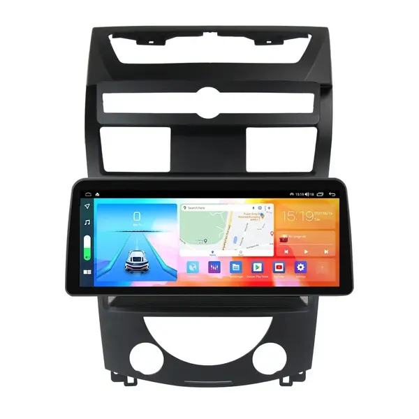 Navigatie dedicata cu Android Ssangyong Rexton 2006 - 2012, 8GB RAM, Radio GPS Dual Zone, Display QLED 12.3" Touchscreen, Internet Wi-Fi si slot SIM 4G, Bluetooth, MirrorLink, USB