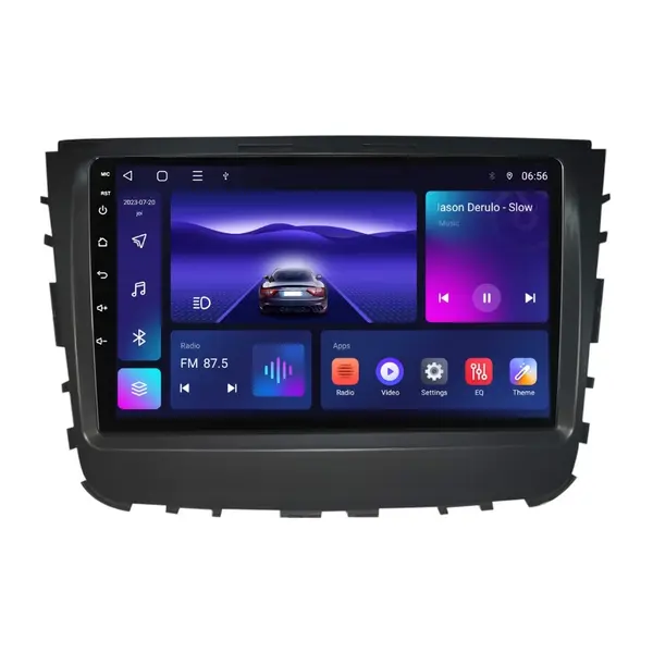 Navigatie dedicata cu Android Ssangyong Rexton dupa 2017, 4GB RAM, Radio GPS Dual Zone, Display HD IPS 9" Touchscreen, Internet Wi-Fi, Bluetooth, MirrorLink, USB