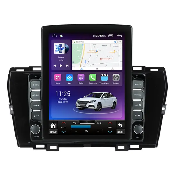 Navigatie dedicata cu Android Ssangyong Tivoli dupa 2020, 4GB RAM, Radio GPS Dual Zone, Touchscreen IPS 9.7" HD tip Tesla, Internet Wi-Fi si slot SIM 4G, Bluetooth, MirrorLink, USB