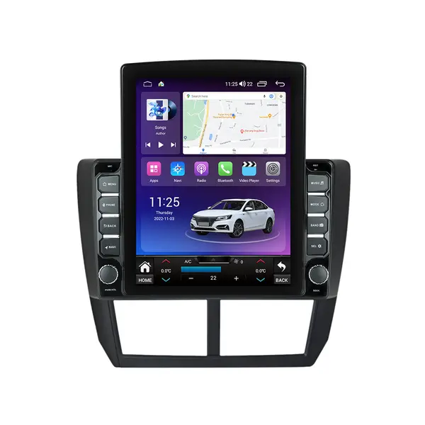 Navigatie dedicata cu Android Subaru Forester 2008 - 2013, 8GB RAM, Radio GPS Dual Zone, Touchscreen IPS 9.7" HD tip Tesla, Internet Wi-Fi si slot SIM 4G, Bluetooth, MirrorLink, USB