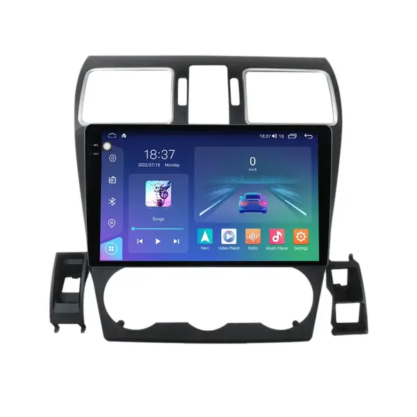 Navigatie dedicata cu Android Subaru Forester 2013 - 2018, 8GB RAM, Radio GPS Dual Zone, Display 2K QLED 9.5" Touchscreen, Internet Wi-Fi si slot SIM 4G, Bluetooth, MirrorLink, USB