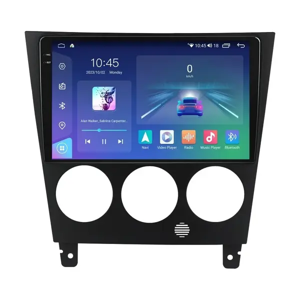 Navigatie dedicata cu Android Subaru Impreza / XV / WRX 2000 - 2007, 4GB RAM, Radio GPS Dual Zone, Display 2K QLED 9.5" Touchscreen, Internet Wi-Fi si slot SIM 4G, Bluetooth, MirrorLink, USB