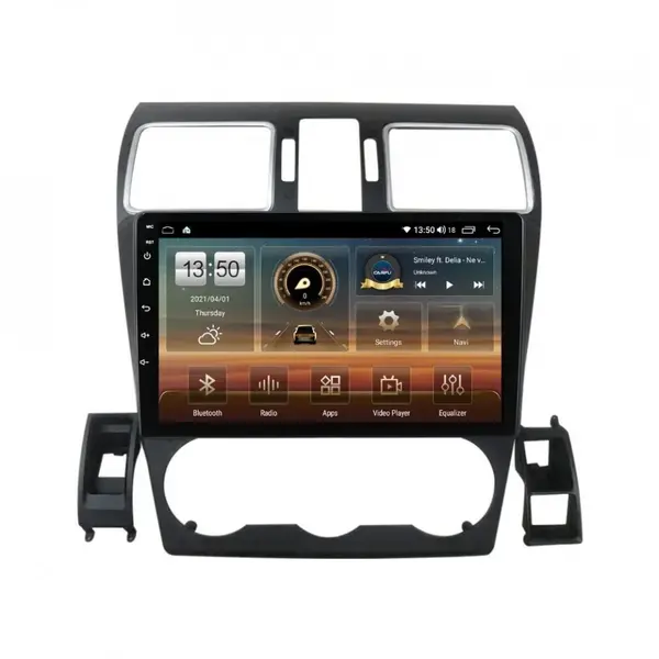 Navigatie dedicata cu Android Subaru Impreza / XV / WRX 2012 - 2017, 6GB RAM, Radio GPS Dual Zone, Display HD QLED 9" Touchscreen, Internet Wi-Fi si slot SIM 4G, Bluetooth, MirrorLink, USB