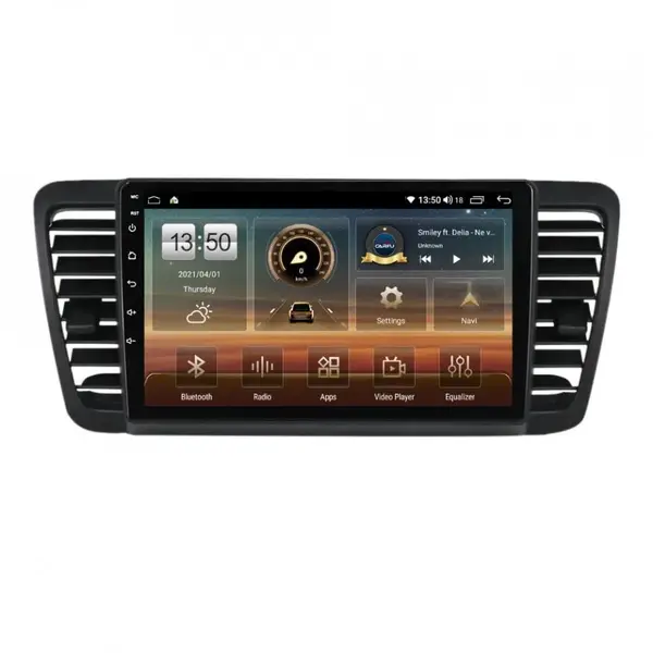 Navigatie dedicata cu Android Subaru Outback / Legacy 2003 - 2009, 6GB RAM, Radio GPS Dual Zone, Display HD QLED 9" Touchscreen, Internet Wi-Fi si slot SIM 4G, Bluetooth, MirrorLink, USB