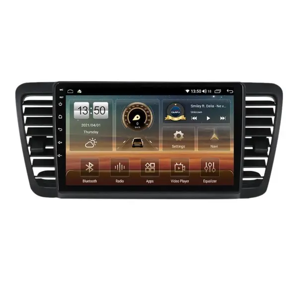 Navigatie dedicata cu Android Subaru Outback / Legacy 2003 - 2009, 4GB RAM, Radio GPS Dual Zone, Display HD QLED 9" Touchscreen, Internet Wi-Fi si slot SIM 4G, Bluetooth, MirrorLink, USB