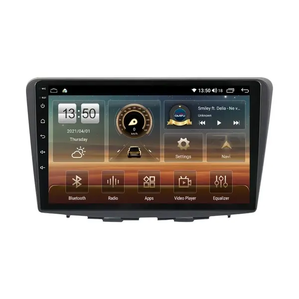 Navigatie dedicata cu Android Suzuki Baleno dupa 2016, 6GB RAM, Radio GPS Dual Zone, Display HD QLED 9" Touchscreen, Internet Wi-Fi si slot SIM 4G, Bluetooth, MirrorLink, USB
