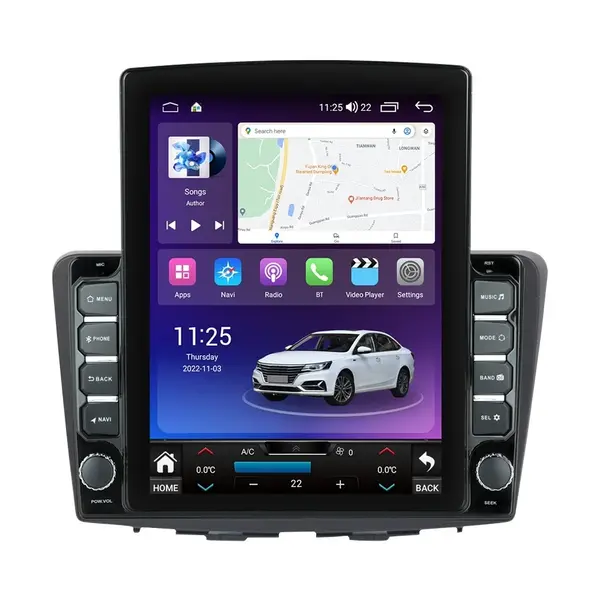 Navigatie dedicata cu Android Suzuki Baleno dupa 2016, 8GB RAM, Radio GPS Dual Zone, Touchscreen IPS 9.7" HD tip Tesla, Internet Wi-Fi si slot SIM 4G, Bluetooth, MirrorLink, USB