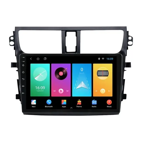 Navigatie dedicata cu Android Suzuki Celerio dupa 2014, 2GB RAM, Radio GPS Dual Zone, Display HD IPS 9" Touchscreen, Internet Wi-Fi, Bluetooth, MirrorLink, USB